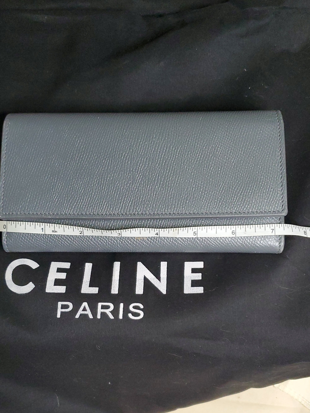Celine GrLeather Long Wallet - Sleek Organizer Gorgeous Conditions No Calls Offs - Picture 12 of 16
